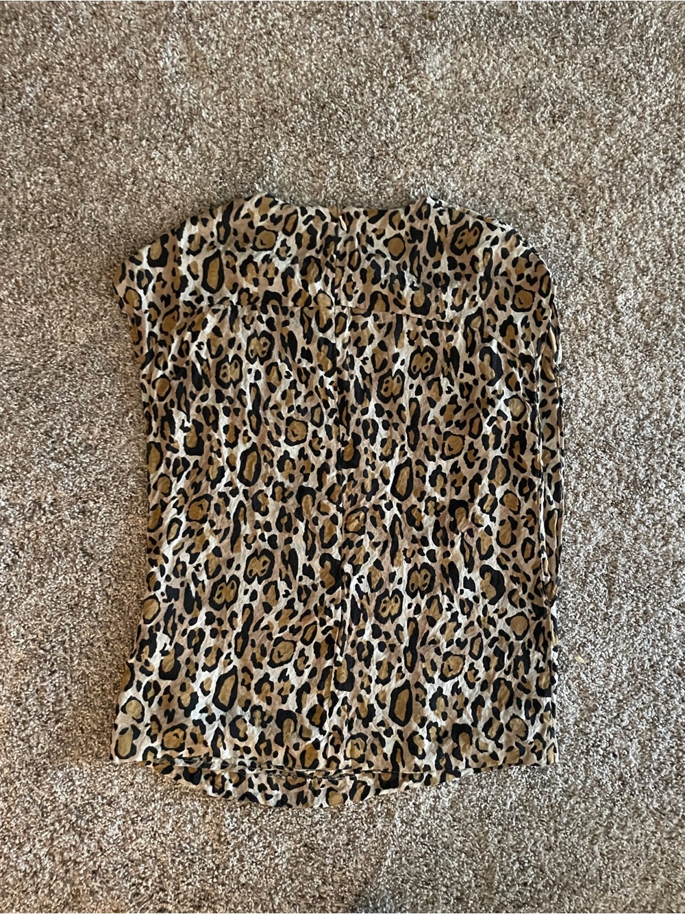 Tory Burch Leopard Print Camisole in Tan and Black